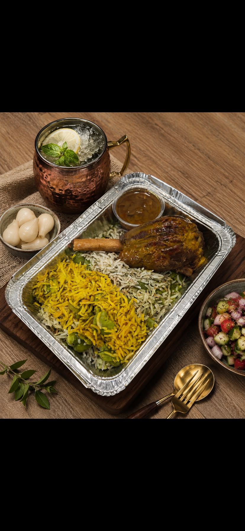باقالا پلو با ماهیچه / Persian Dill Rice with Lamb Shank