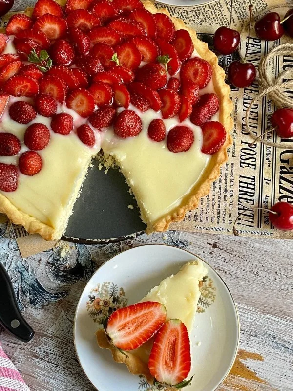 Strawberry tart 18 cm