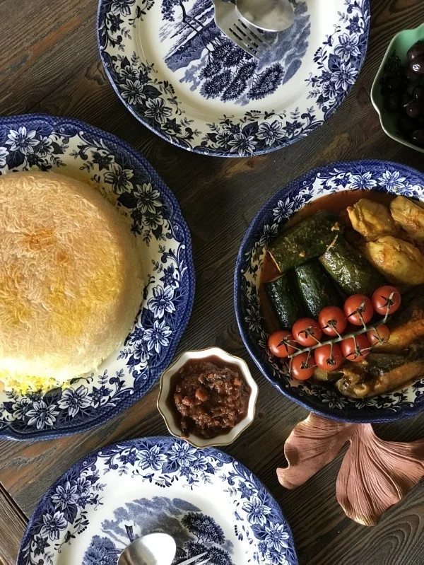 Gheymeh zucchini قیمه کدو
