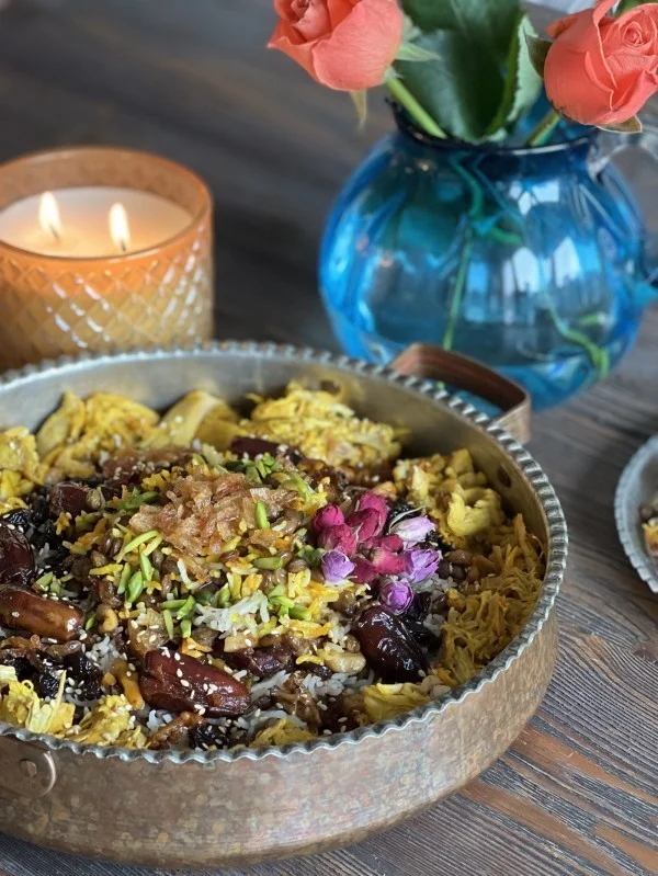 Adas polo with chicken / عدس پلو با مرغ