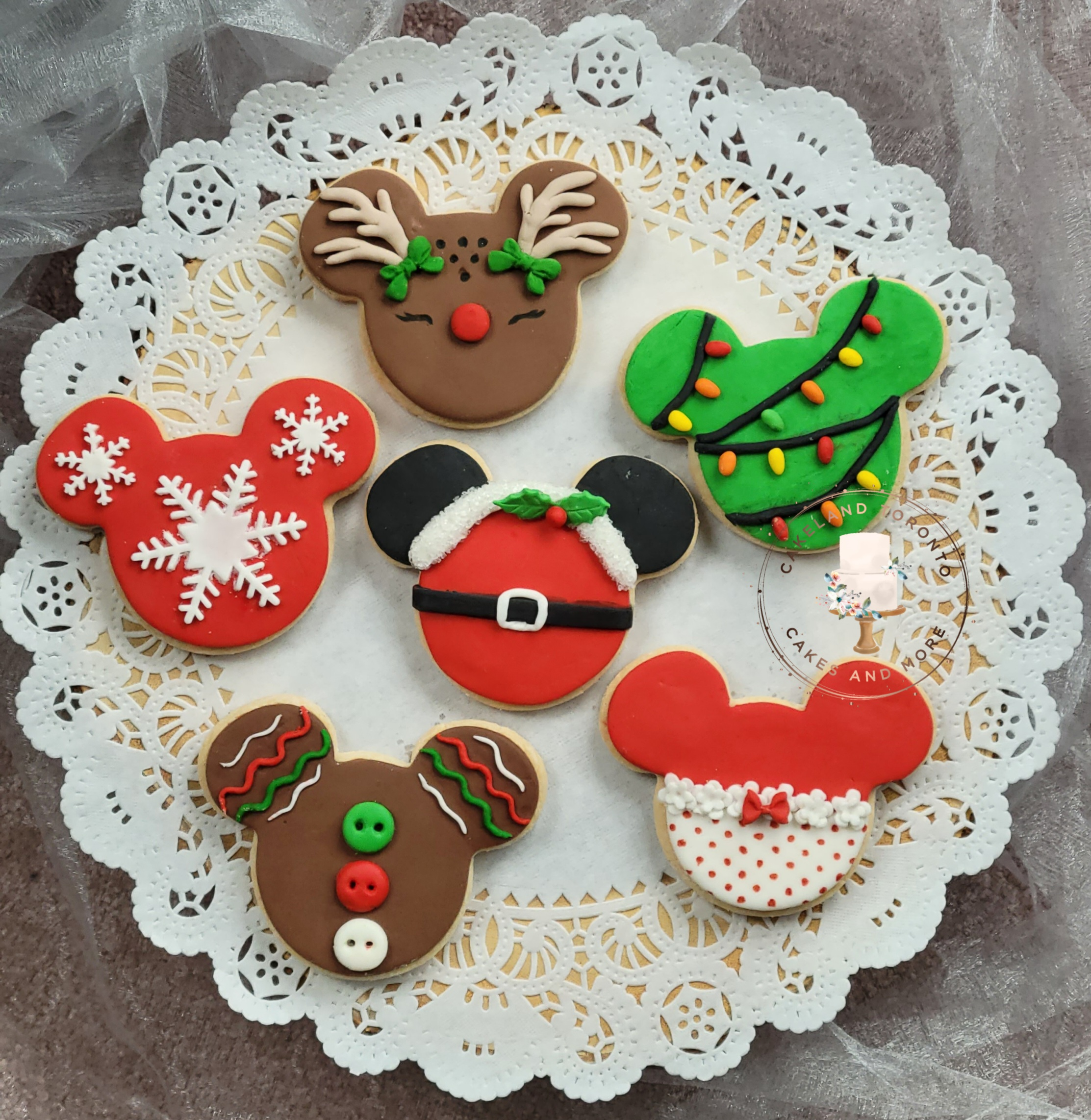 Mickey mouse Christmas cookies