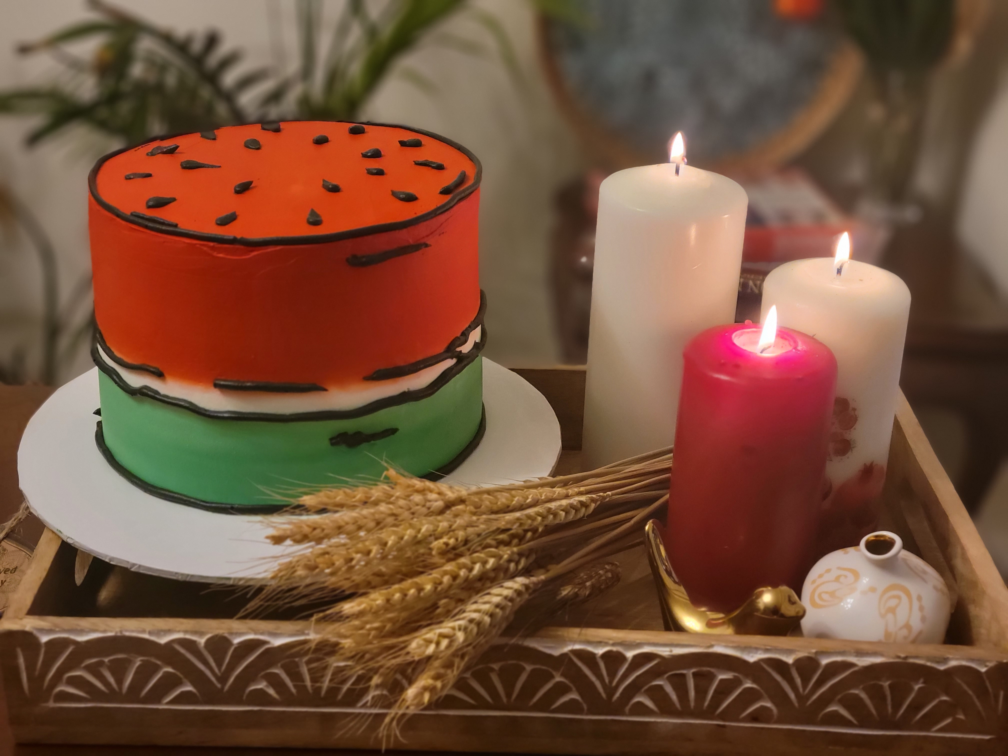 6 inch Watermelon cake