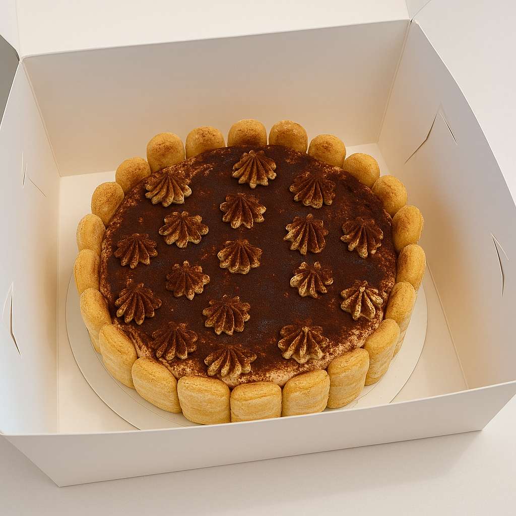 Tiramisu cake for 10 persons