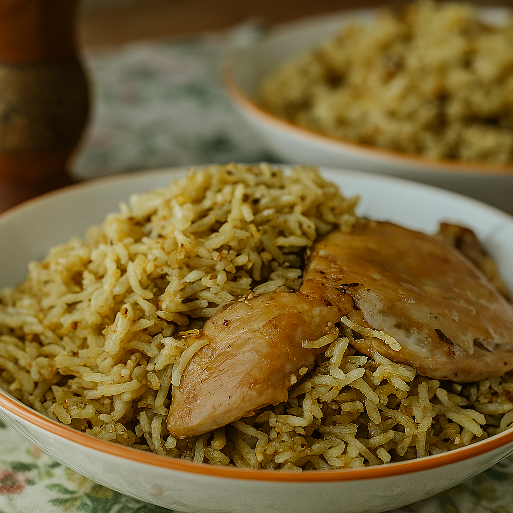 دمی شیرازی    Shirazi Vegetable and Lentil Pilaf