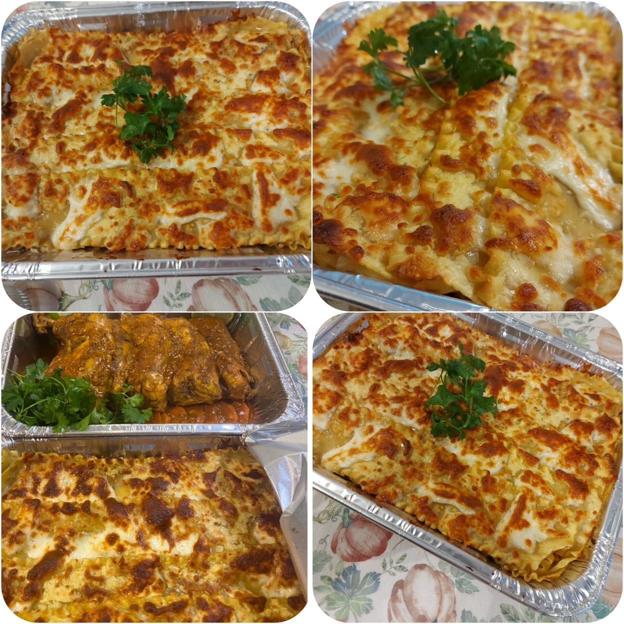 تک نفره  و پرسی لازانیا Lasagna