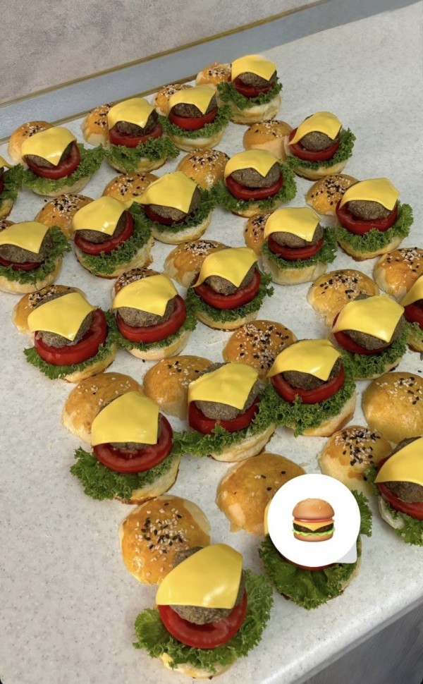 mini burger 20 pcs